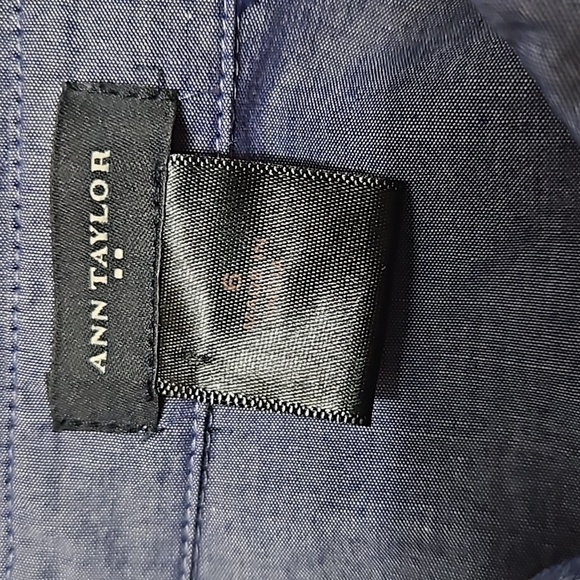 Ann Taylor Women's Button Down Shirt Long Sleeve Blouse Size 6 Top #W-574 - Picture 9 of 14